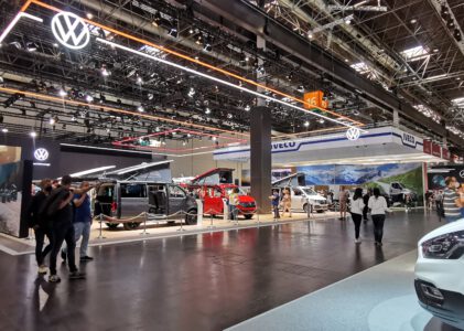 Wohnmobile, soweit das Auge reicht