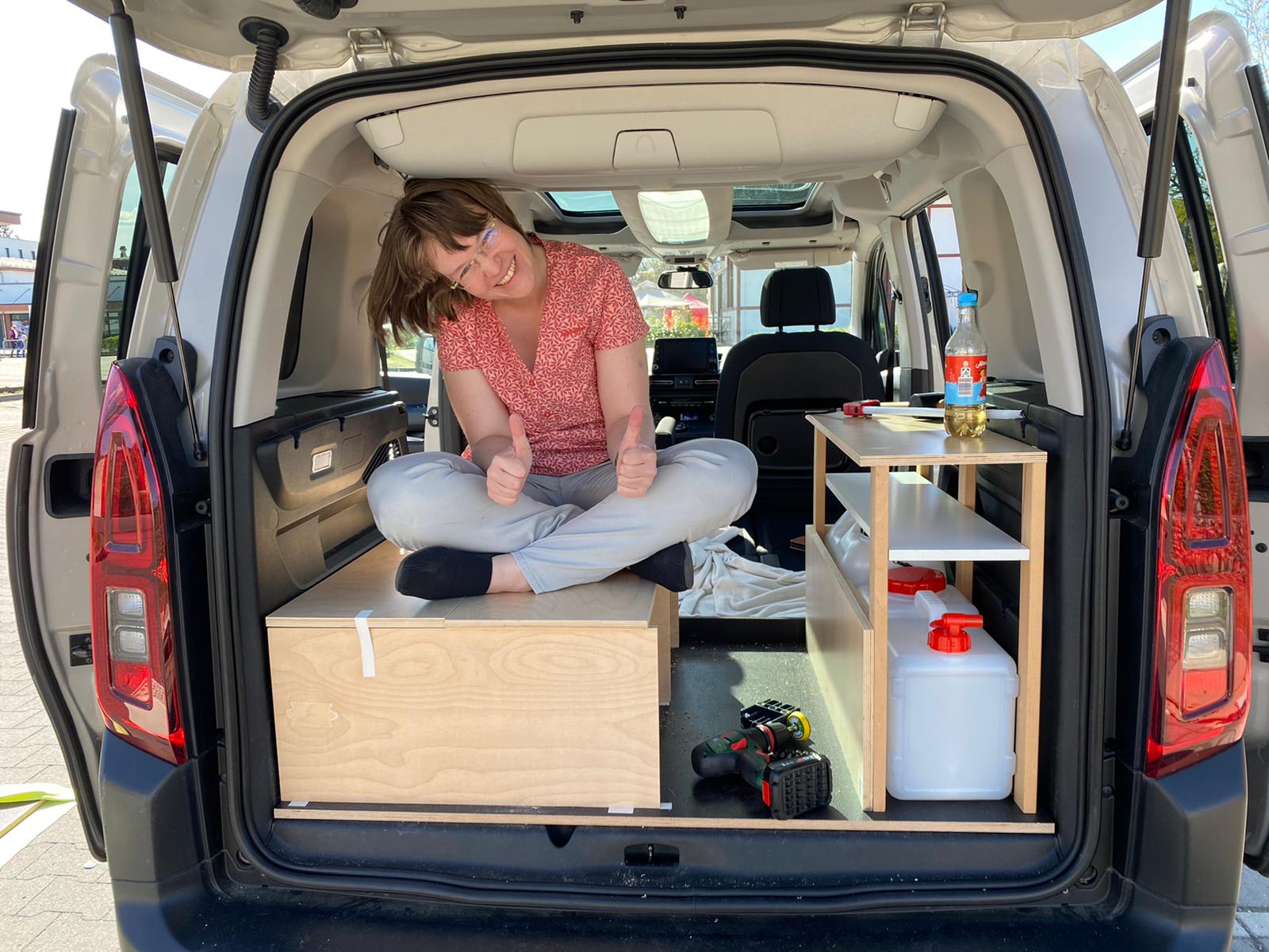 Der erste Ausbau zum TinyCamper